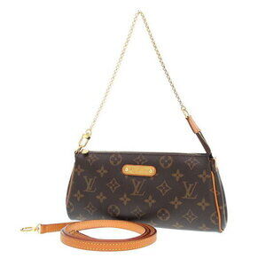 Louis Vuitton Monogram Eva Shoulder Bag Brown